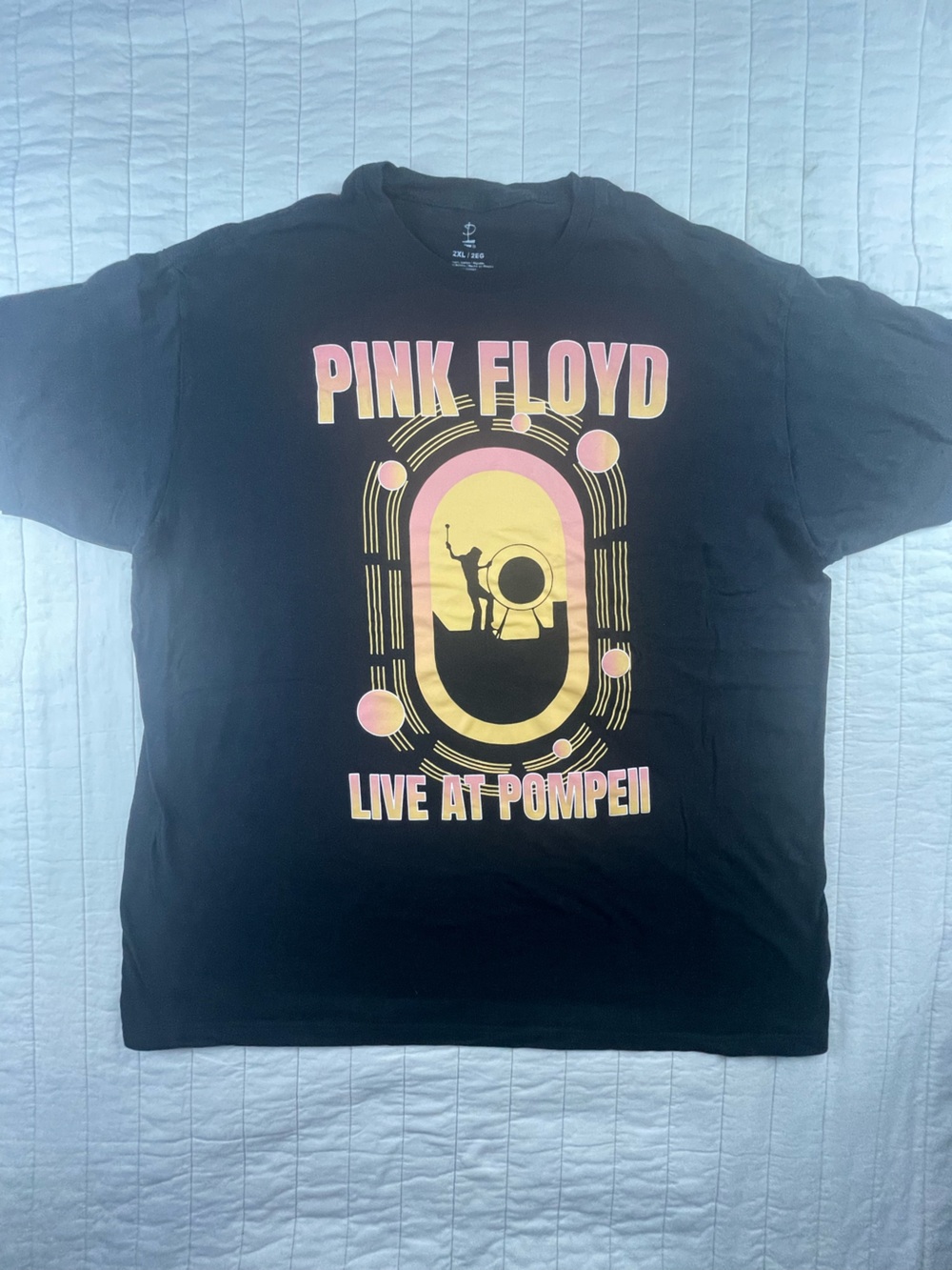 Pink Floyd Live at Pompeii Black cotton Graphic Tee XXL